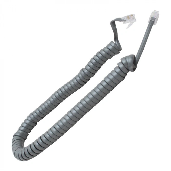 TELEFON SPIRAL KABLO GRİ ELEKTROMER (4767)