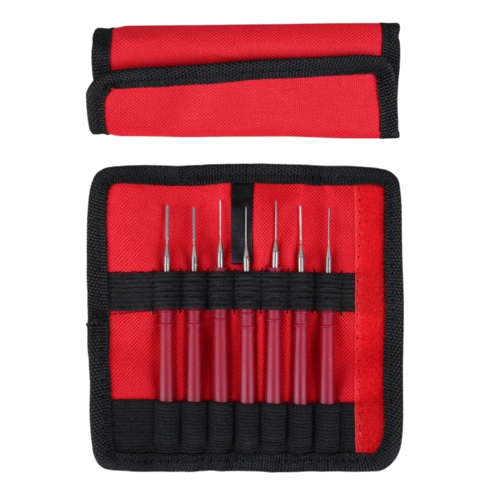 TERMİNAL KABLOSU SÖKME SETİ - KABLO ÇIKARMA - FİŞ PİMİ SÖKME TAKIMI (7 FARKLI PARÇA) (4767)