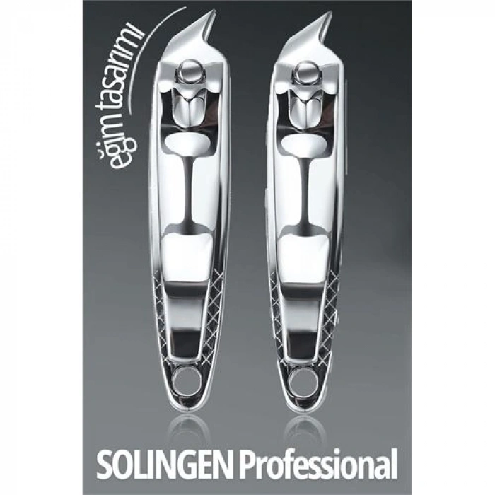 Turk Eğimli Tırnak Makası 2 li Set Solingen Profesyonel