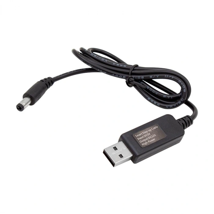 USB TO DC 5.5*2.5MM UÇLU 12 VOLT - 1 AMPER 5 VOLT TO 12 VOLT ÇEVİRİCİ ADAPTÖR (4767)