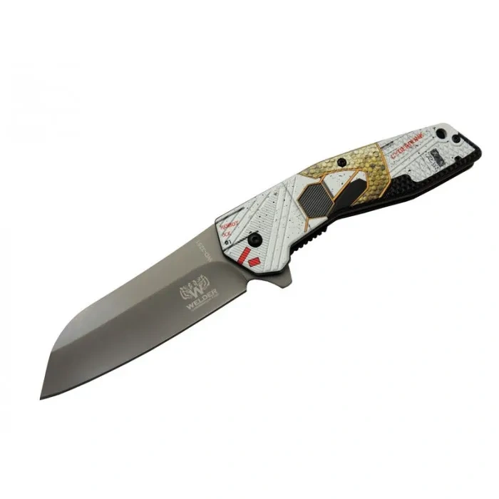 Welder Robot Çakı 21 Cm Yarı Otomatik , Kemerlikli