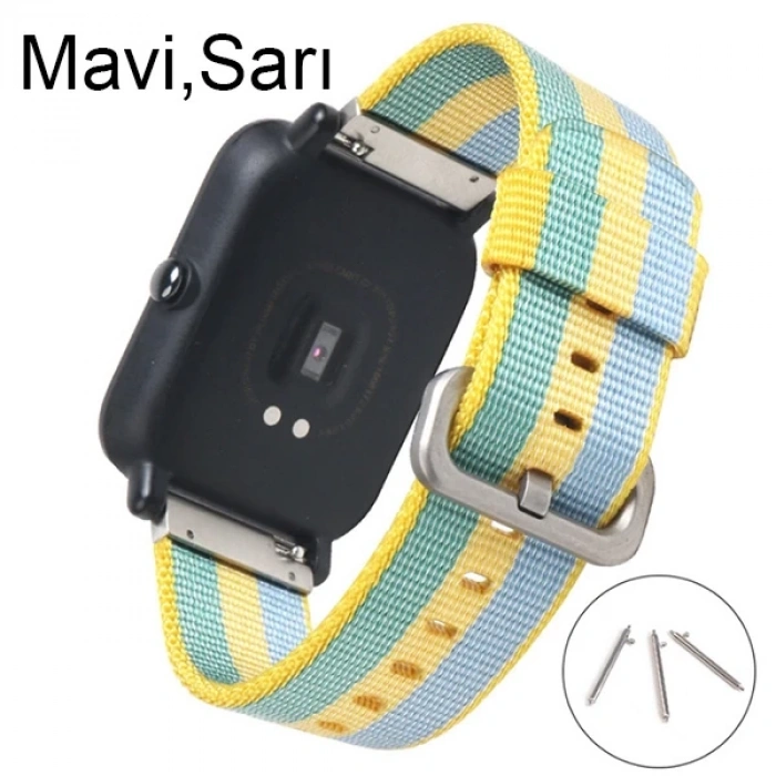 Xiaomi Amazfit/ Amazfit GTR 42 Nylon Kayış Kordon (20M)-(5775)