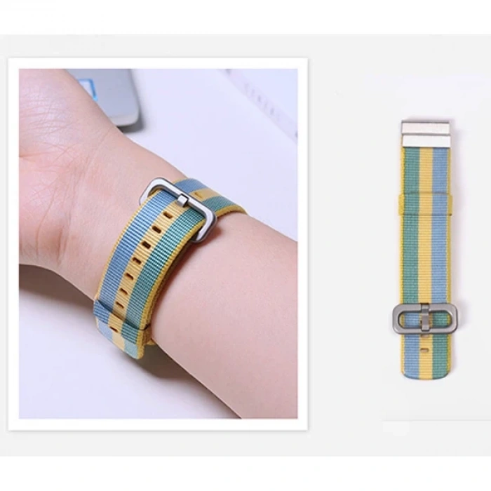 Xiaomi Amazfit/ Amazfit GTR 42 Nylon Kayış Kordon (20M)-(5775)