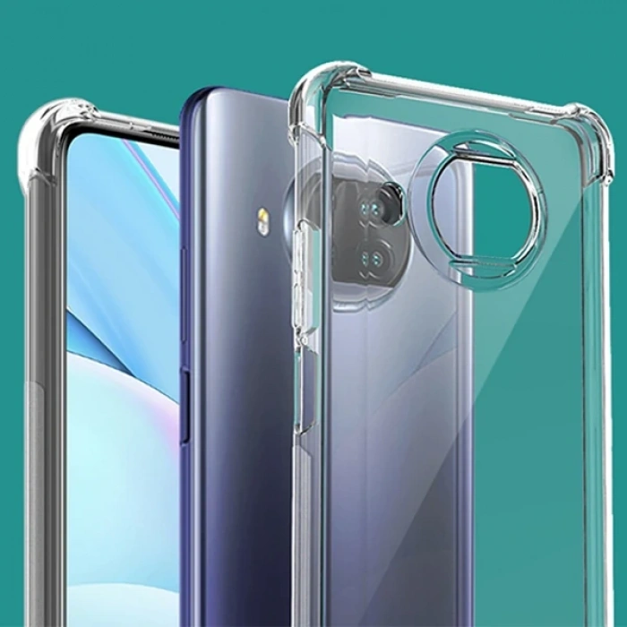 Xiaomi Mi 10T Lite 5G Anti-Drop Shockproof Darbe Emici Silikon Kılıf-(5775)