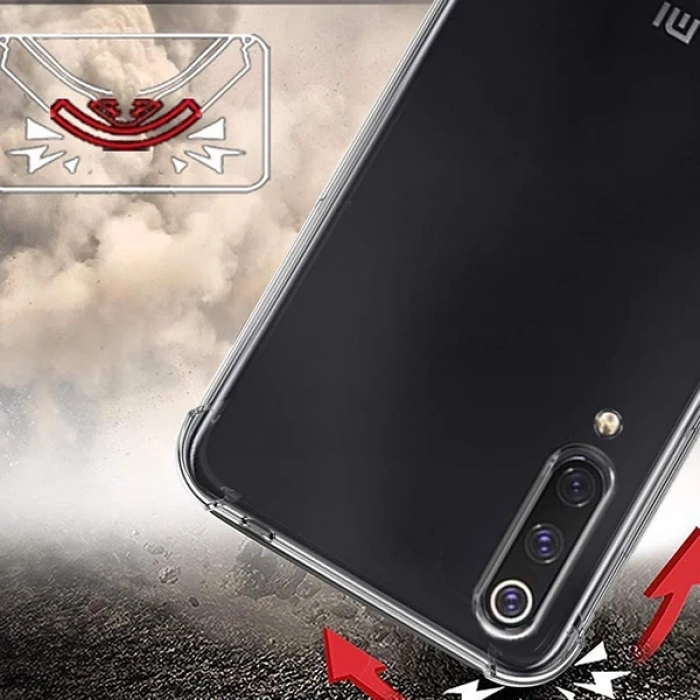 Xiaomi Mi 9 Pro 5G Anti-Drop Darbe Emici Silikon Kılıf-(5775)