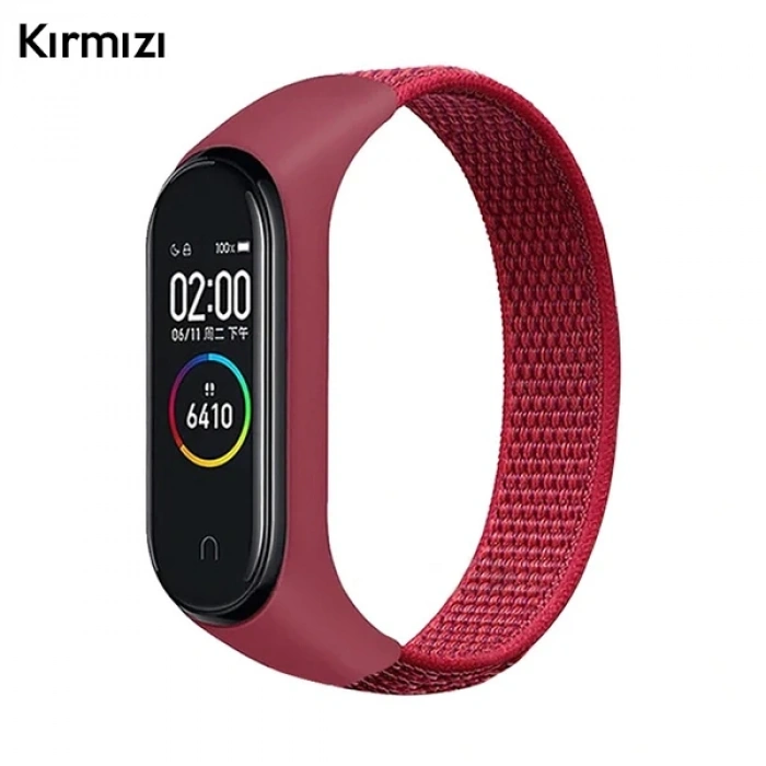 Xiaomi Mi Band 5-4-3  Nylon Kayış Kordon-(5775)