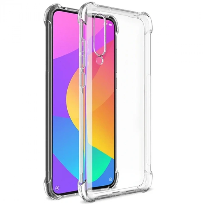 Xiaomi Mi CC9/Mİ 9 Lite Anti-Drop Darbe Emici Silikon Kılıf-(5775)