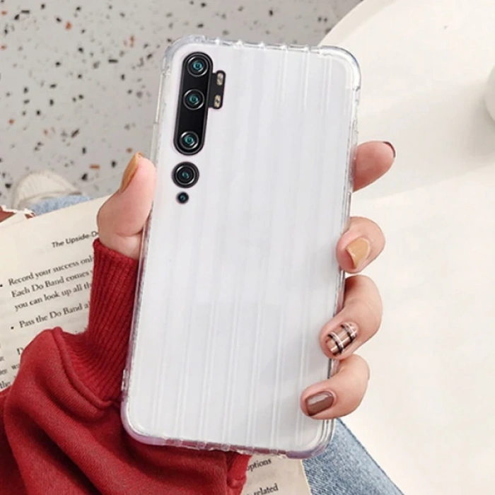 Xiaomi Mi Note 10/CC9 Pro Trunk Lines ince Soft Silikon Kılıf-(5775)