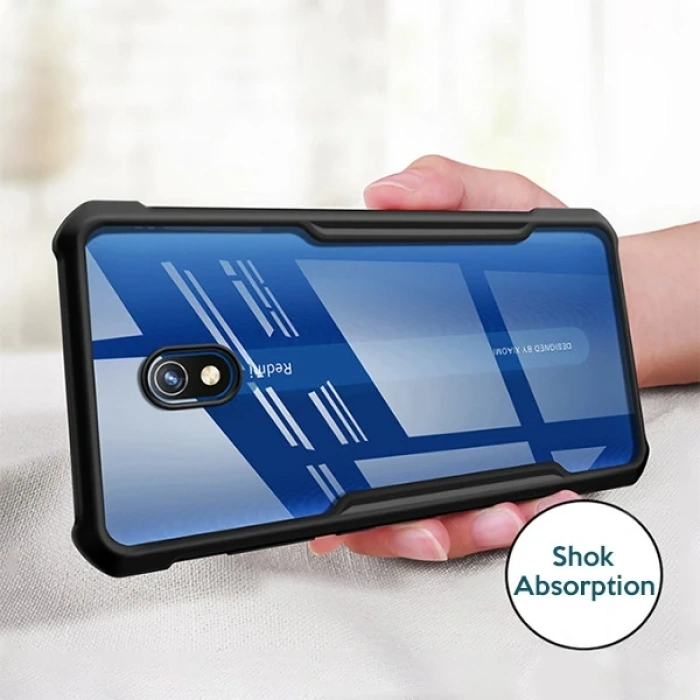 Xiaomi Redmi 8 Shok Absorption PC+TPU Darbe Emici Kılıf-(5775)