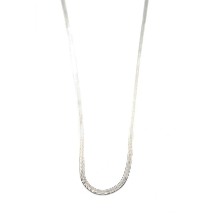 Xuping İtalyan Zincir Kolye-60cm - Gümüş