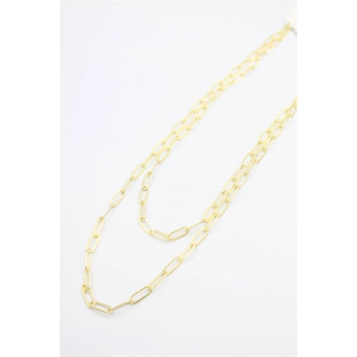 Zincir Kolye-90cm - Altın