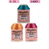 3 Adet Altınbaşak Oya ve Dantel İpi 20 gr - Royaleks - No: 044 - 091 - 127