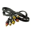 3 RCA + 3 RCA 1.5 METRE KABLO  POŞETLİ (4767)