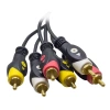 3 RCA + 3 RCA 3 METRE KABLO 1.KALİTE (4767)