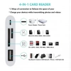 4in1 İPhoneİPad Lightning To TfSd Card Usb Kamera Adaptörü NK108L-(5775)