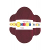 5 Adet Kristal El Örgü Lif İpi Bordo 98220