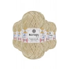 5 Adet Yumurcak Kadife El Örgü İpi Bej K856
