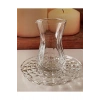 Alin Adela 6lı Cam Çay Tabağı Çay Tabak Altlığı Royaleks-RYG8030