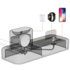 Ally 3in1 Charging Base İPhone+ İwatch+ İPods Silikon Şarj Standı-(5775)