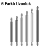 Ally 8mm-25mm Paslanmaz Çelik Saat Pimi Yaylı Susta 108 Adet Karışık-(5775)