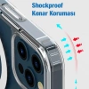 ALLY iPhone 13 Pro Magsafe Uyumlu Manyetik Kılıf Silikon Kılıf-(5775)