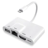 ALLY İPhone 3İN1 Lightning HDMI RJ45 OTG Digital AV Adaptör Hub-(5775)