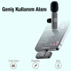 Ally K8 Type-C Tak Konuş Wireless Kablosuz Mini Yaka Mikrofonu Canlı Yayın Mikrofonu-(5775)