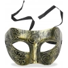 Altın Eskitme Yüz Maskesi - Antik Tarz Balo Maskesi