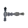 Antika Tarz Dekoratif Pirinç Kuyruklu Zambak Menteşe - 175x248 Mm, Oksit