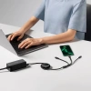 Baseus 66W Makaralı 3in1 Type-C + Lightning + Micro USB Kablo Hızlı Şarj Kablosu-(5775)