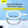 Baseus Crystal iPhone 12 Pro Max Kılıf Magsafe Uyumlu Manyetik Kılıf-(5775)