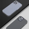 Baseus İPhone 12/ 12 Pro Comfort İnce Şeffaf Kılıf Matte PP Kılıf-(5775)