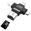 Card Reader 4in1 Type-C- İphone Lightning-Micro Usb Hafıza Kart Okuyucu-(5775)