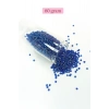 Dökme Cam Kum Boncuk (11/0) 2 mm - 60 Gram -  Koyu Mavi - BNC052
