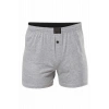 Düğmeli Pamuklu Erkek Penye Boxer Gri - 1146A
