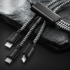 DUX DUCIS 3in1 Usb Type C-İPhone Ve Mikro Kopmaz Usb kablo Hızlı Şarj-(5775)