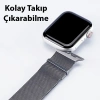 Dux Ducis Apple Watch 38/40/41MM için Milanese Premium Milano Loop Kayış Kordon-(5775)