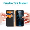 Dux Ducis iPhone 12 - 12 Pro Kılıf Mıknatıslı Cüzdanlı Deri Kılıf Hivo Series-(5775)