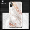 Floveme İPhone  X Xs Mermer Desenli Premium Silikon Kılıf-(5775)
