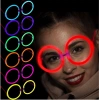 Glow  Yuvarlak Gözlük - Glow Partisi Gözlükleri - Glow Gözlük 12 Adet