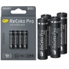 GP RECYKO PRO İNCE AAA 800 MAH ŞARJLI 4LÜ PİL GP85AAAHCB-2EB4 (GPRHCH83B205) (4767)