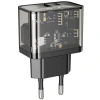 HOCO N34 PD20W+QC3.0 USB+Type-C Giriş Hızlı Şarj Adaptörü Başlığı-(5775)
