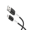 HOCO X82 Micro USB to USB 2.4A Silikon Data ve Şarj Kablosu-(5775)