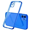 iPhone 12 Mini 5.4inç Renkli Kenar Şeffaf Kılıf Kamera Korumalı Kılıf-(5775)