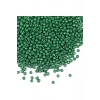Koyu Yeşil Renk 4 mm Yaklaşık 220 adet/20 gram Cam Boncuk Oya Yazma Bileklik ve Kolye