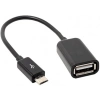 Micro Usb Male Usb Female Otg Data Kablo Çevirici Dönüştürücü-(5775)