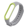 Mijobs Xiaomi Mi Band 3 Mi Band 4 Çift Renk  Silikon Kayış Kordon-(5775)