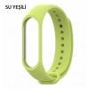 Mijobs Xiaomi Mi Band 3 Mi Band 4 Silikon Kordon Kayış-(5775)