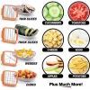 Nicer Dicer Quick 5 In 1 Pratik Hazneli Sebze Meyve Doğrayıcı Dilimleme Aleti (4767)