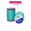 Oyalı 4 Kat Suni İpek İplik İğne Oyası Boncuk İpi Tığ Oyası No:798